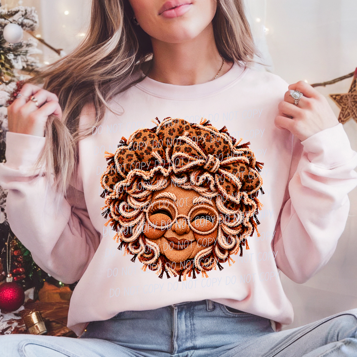 Mrs Claus leopard (City) DTF Transfer