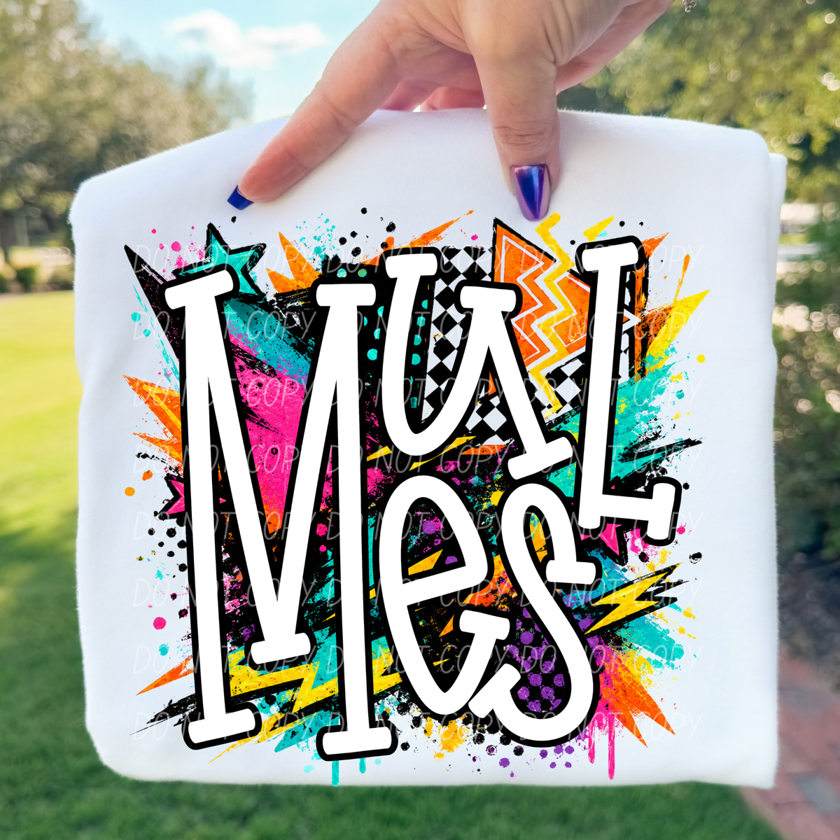 Mules totally tubular (City) DTF Transfer
