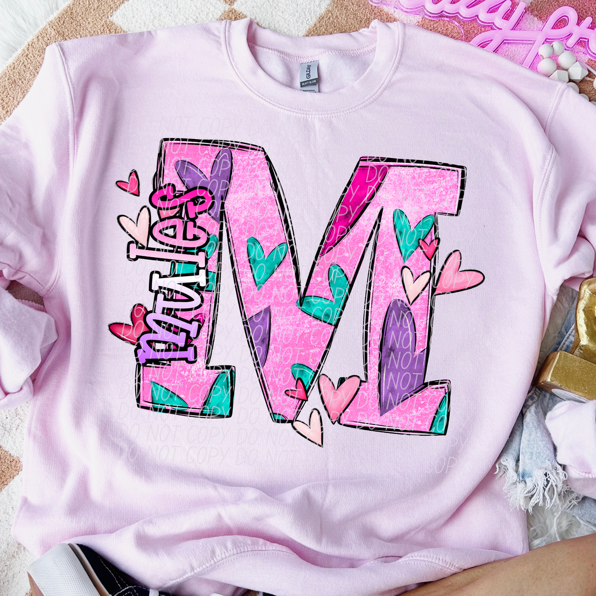 Mules Valentine Mascot (City) DTF transfer