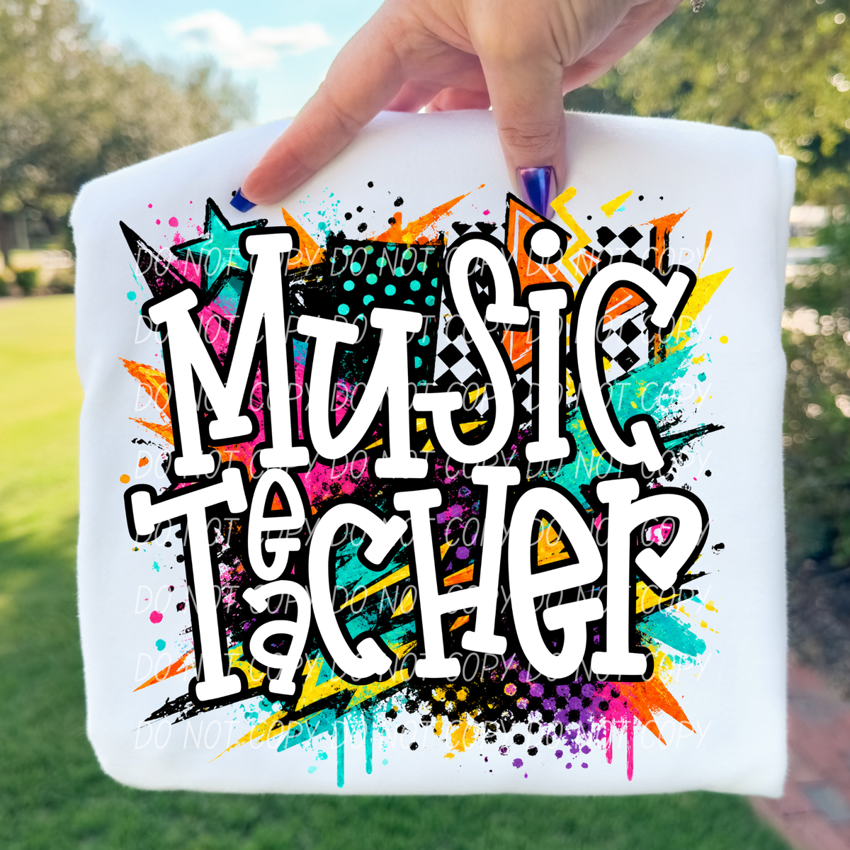 Music Teacher tubular (City) DTF Transfer