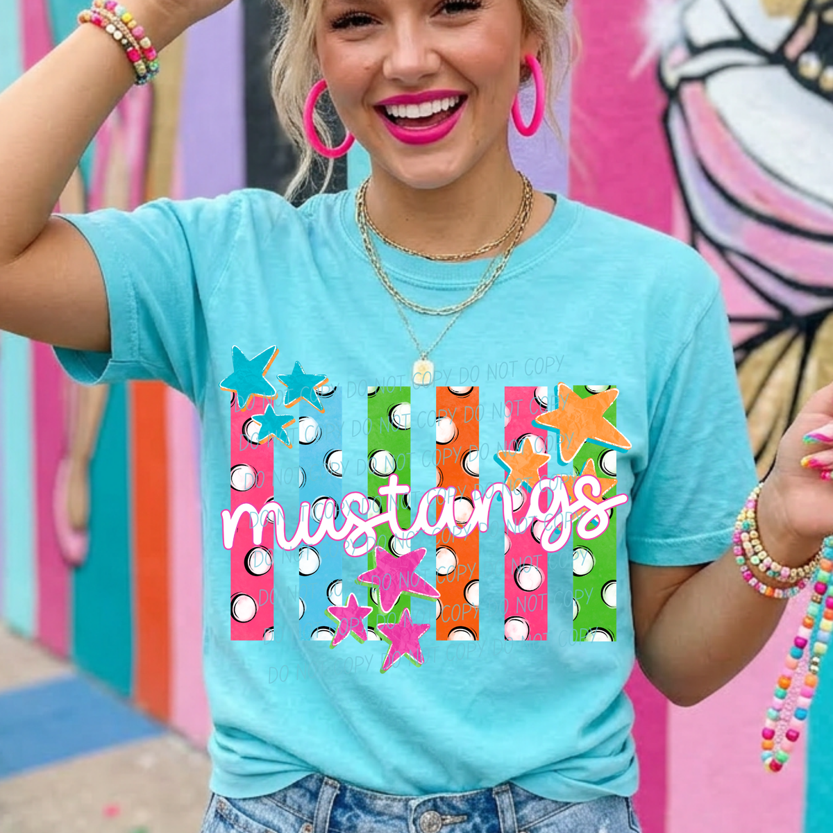 mustangs polkadot pride (city) DTF Transfer