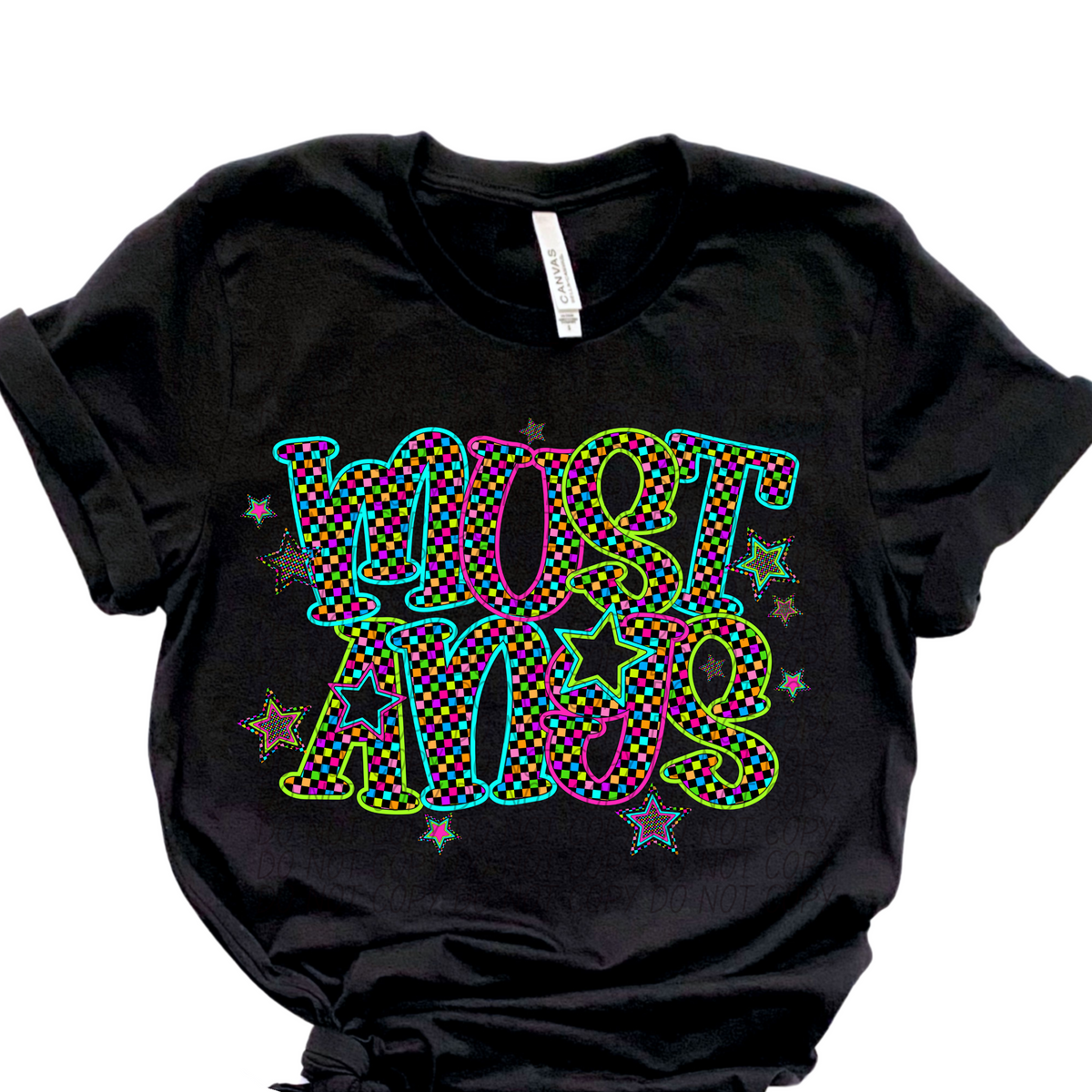Mustangs Neon Stars (City) 102406 DTF transfer
