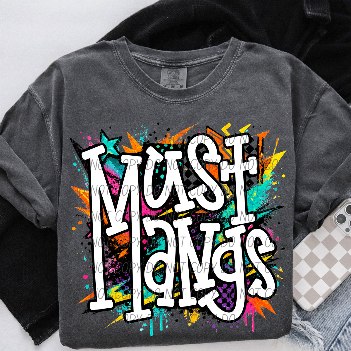Mustangs totally tubular (City) DTF Transfer