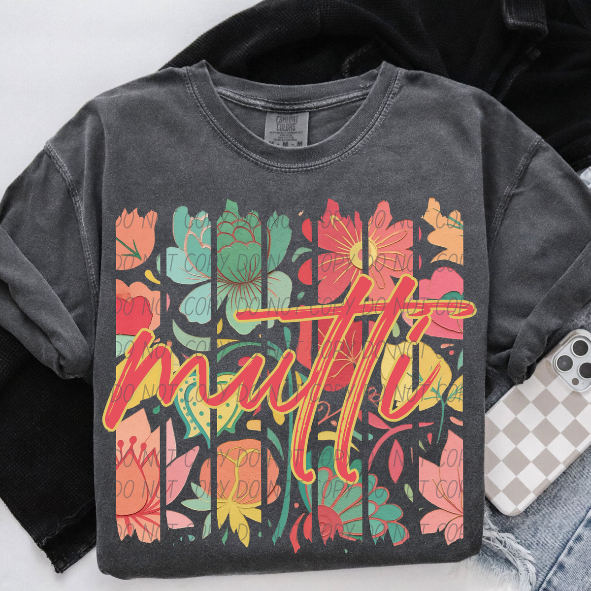 Mutti boho stripes (City) DTF Transfer