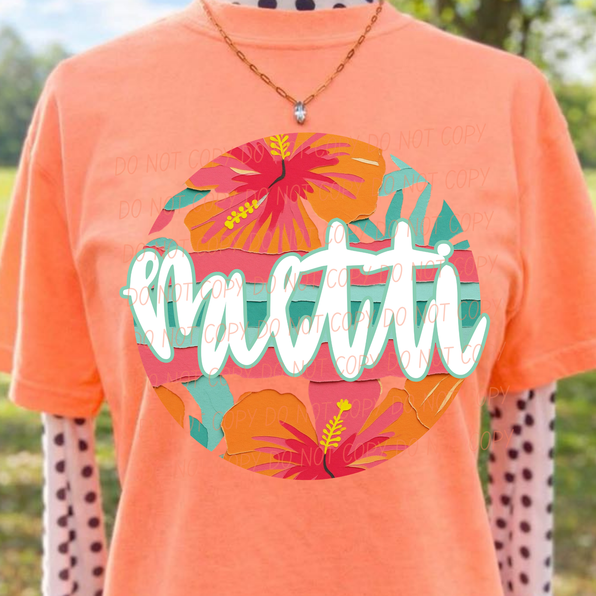 Mutti tropical circle (City) DTF Transfer