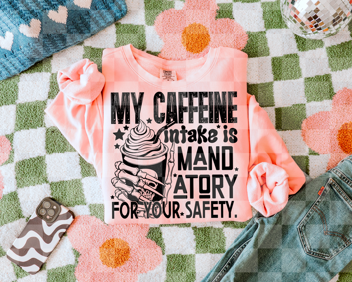 My caffeine intake is mandatory (Lyttle) DTF Transfer