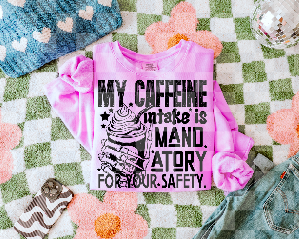 My caffeine intake is mandatory (Lyttle) DTF Transfer
