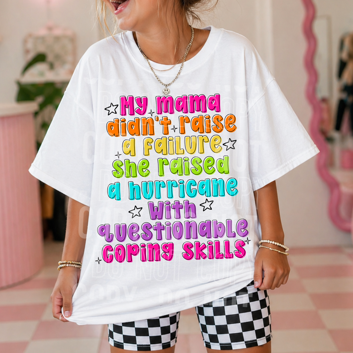 My mama didn't raise a failure RAINBOW (SBB) DTF Transfer