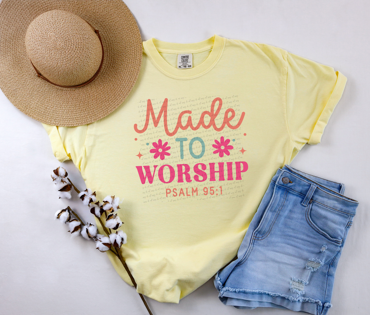 Made To Worship Psalm 95:1 76364 DTF Transfer
