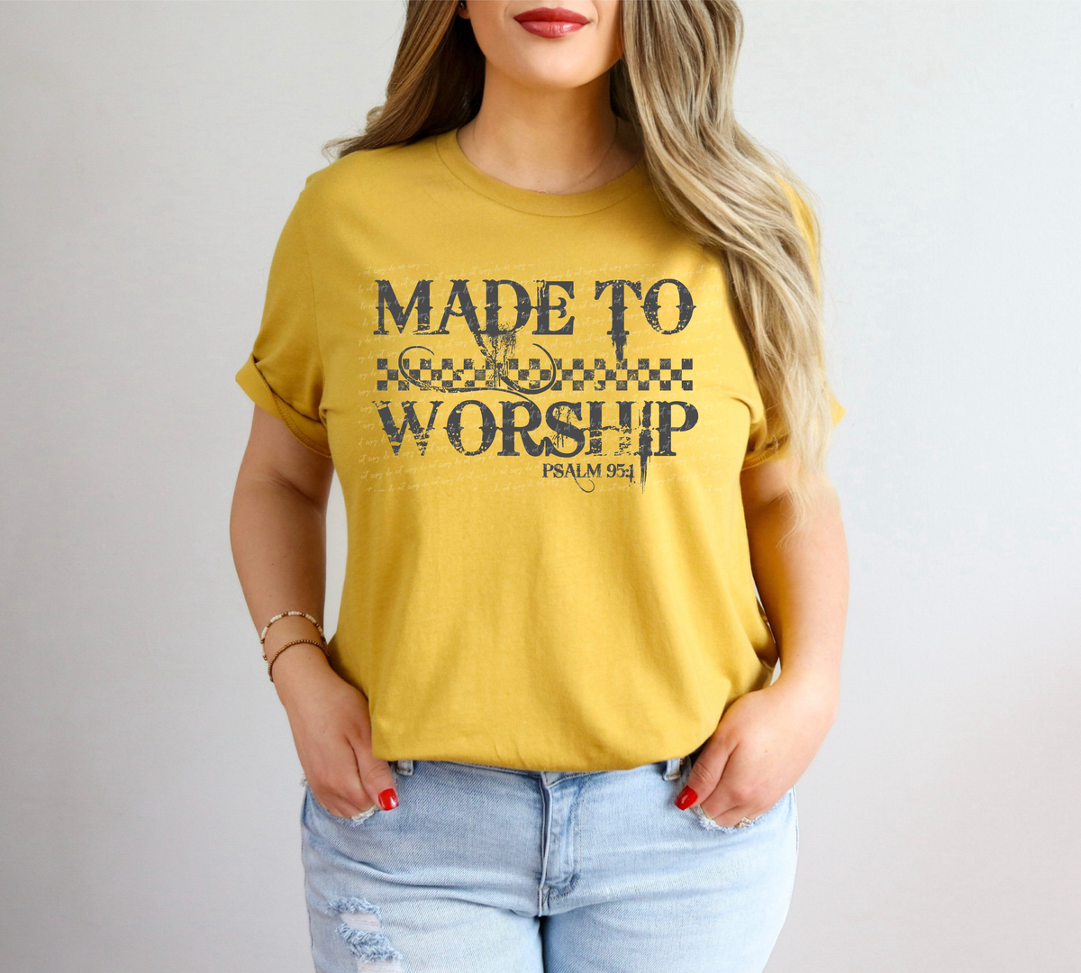 Made To Worship Psalm 95:1 86578 DTF Transfer