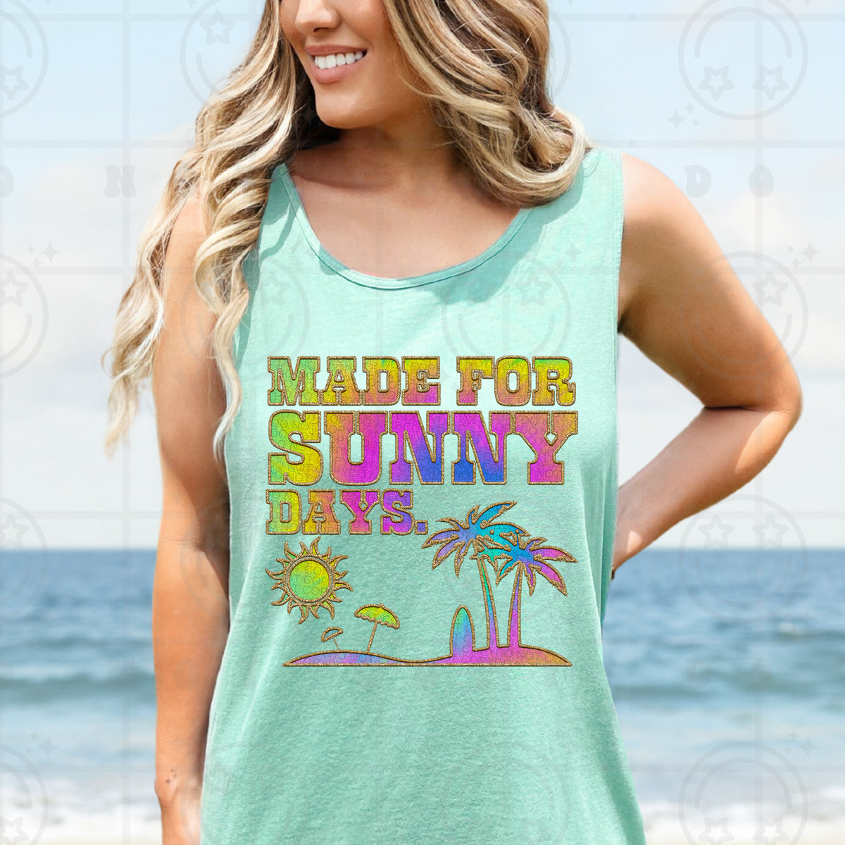Made for Sunny Days Tie Dye (HW) DTF transfer