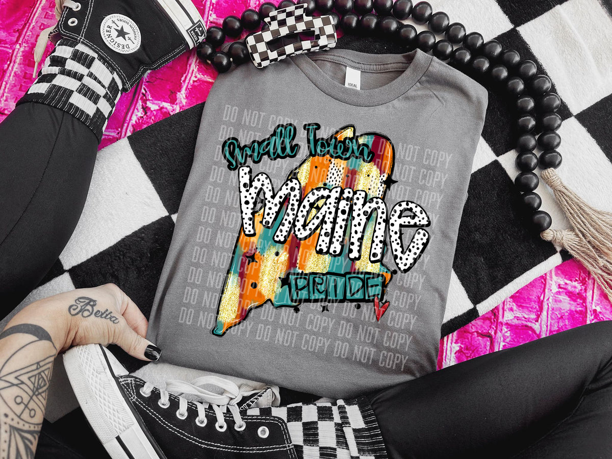 Maine Small Town Pride Stone 63228 DTF transfer