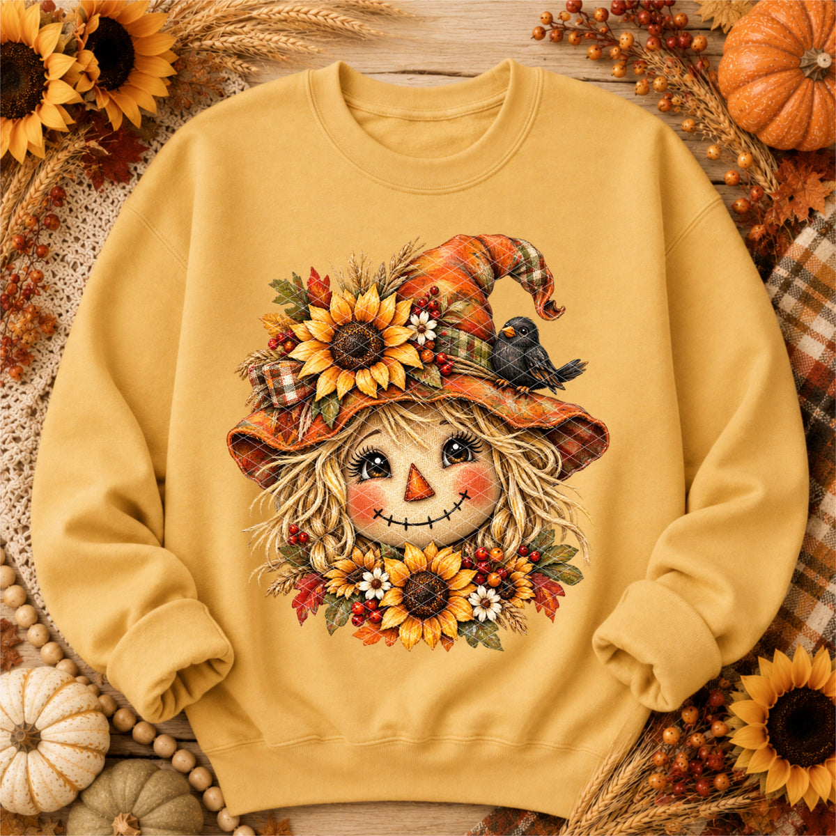Girly scarecrow (SDD) DTF Transfer