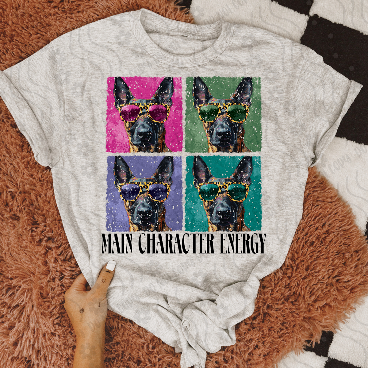 Mal Retro Vibe Main Character Energy 108322 DTF transfer