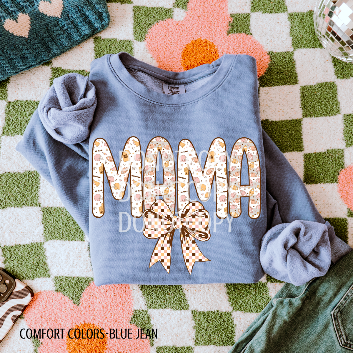 Mama football retro (CSG) 109408 DTF transfer