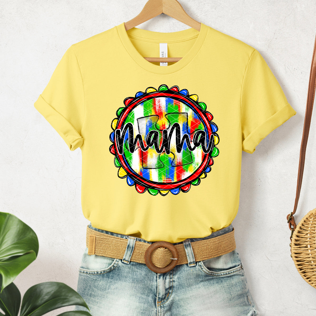 Autism mama circle (SDD) DTF Transfer