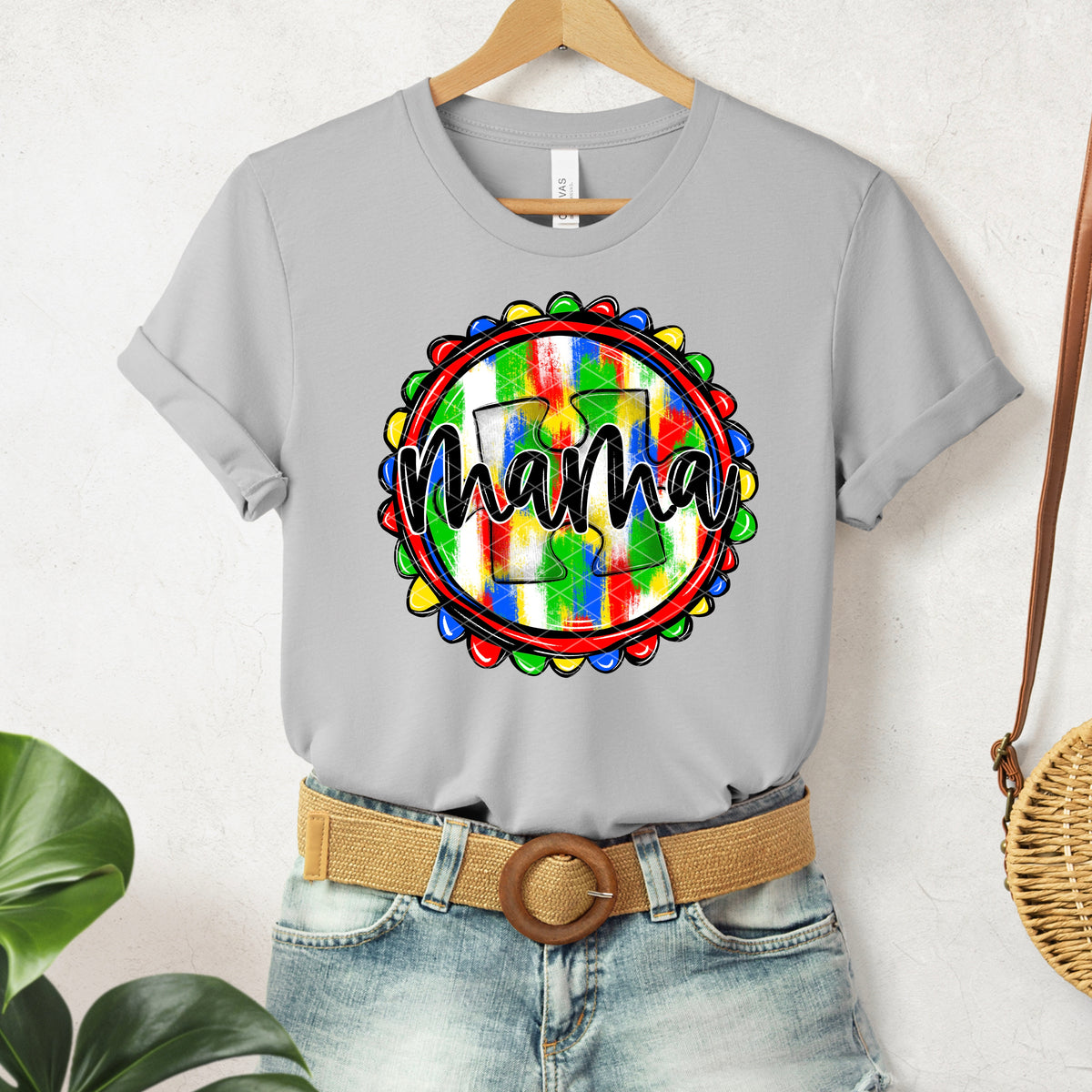 Autism mama circle (SDD) DTF Transfer