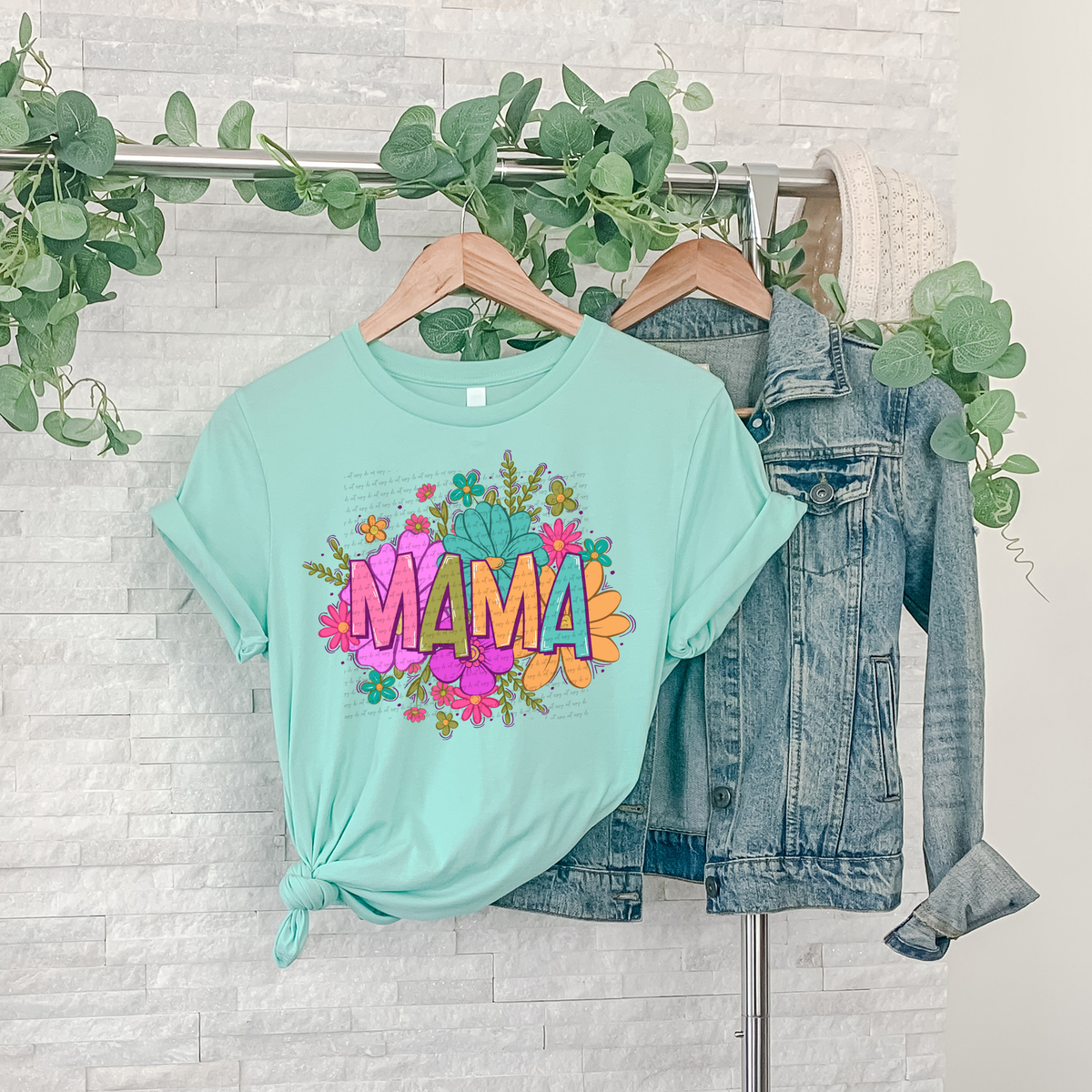 Mama Colorful Floral 89236 DTF Transfer