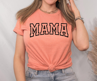 Mama Curve Typography 74485 DTF Transfer