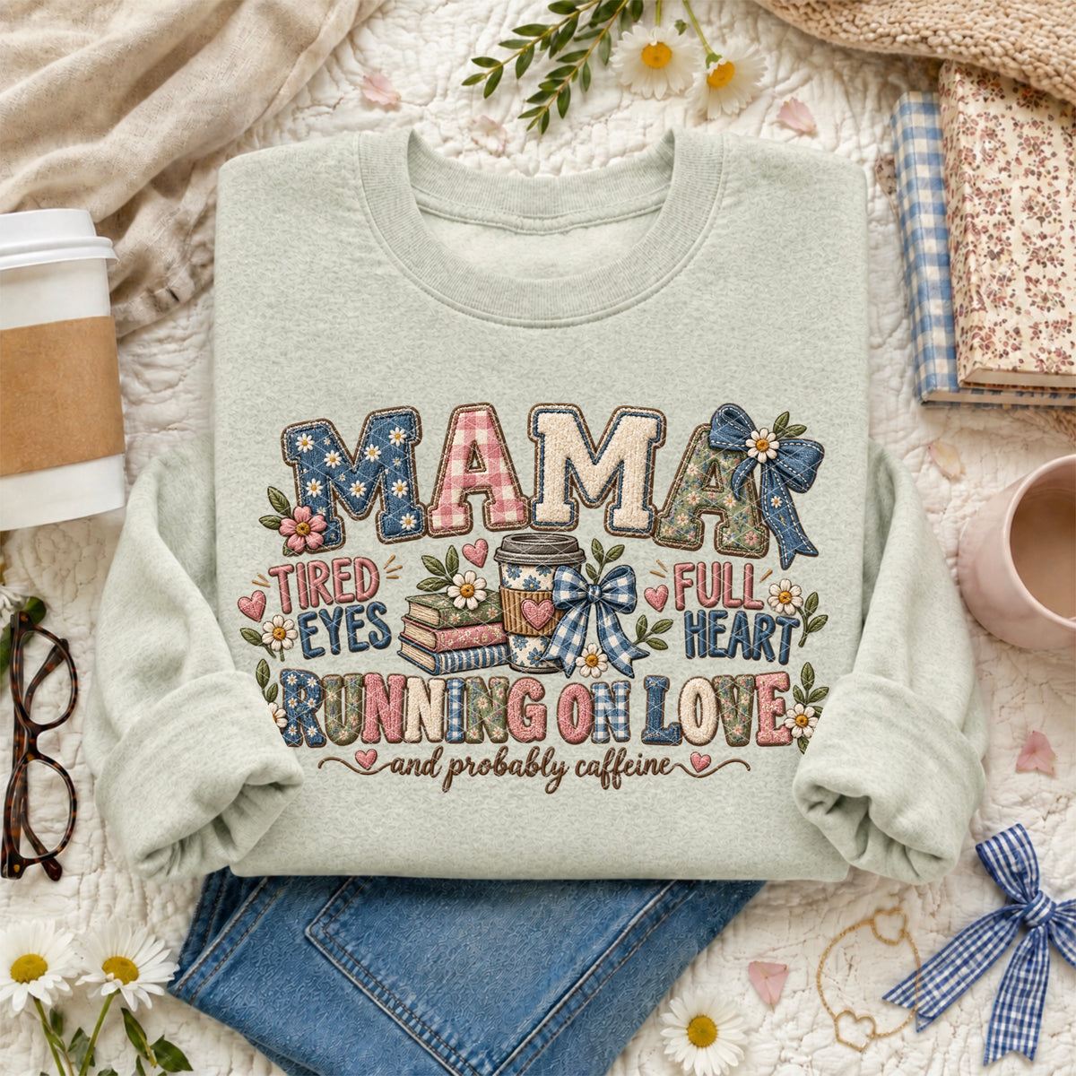 Mama running on love (SDD) DTF Transfer