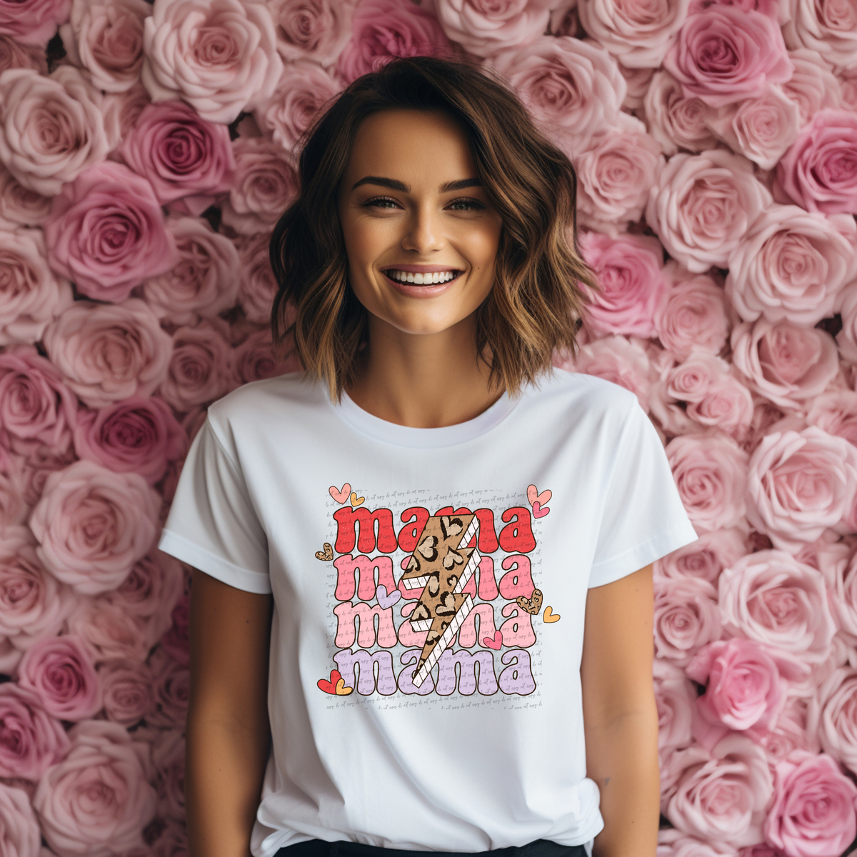 Mama Stacked Valentine 71705 DTF Transfer