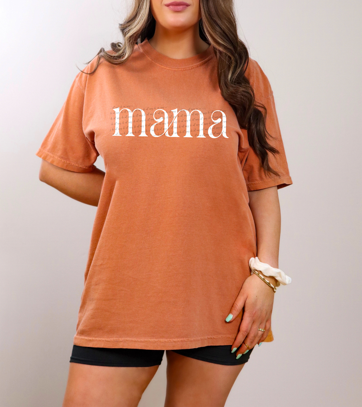 Mama Typography White 86585 DTF Transfer