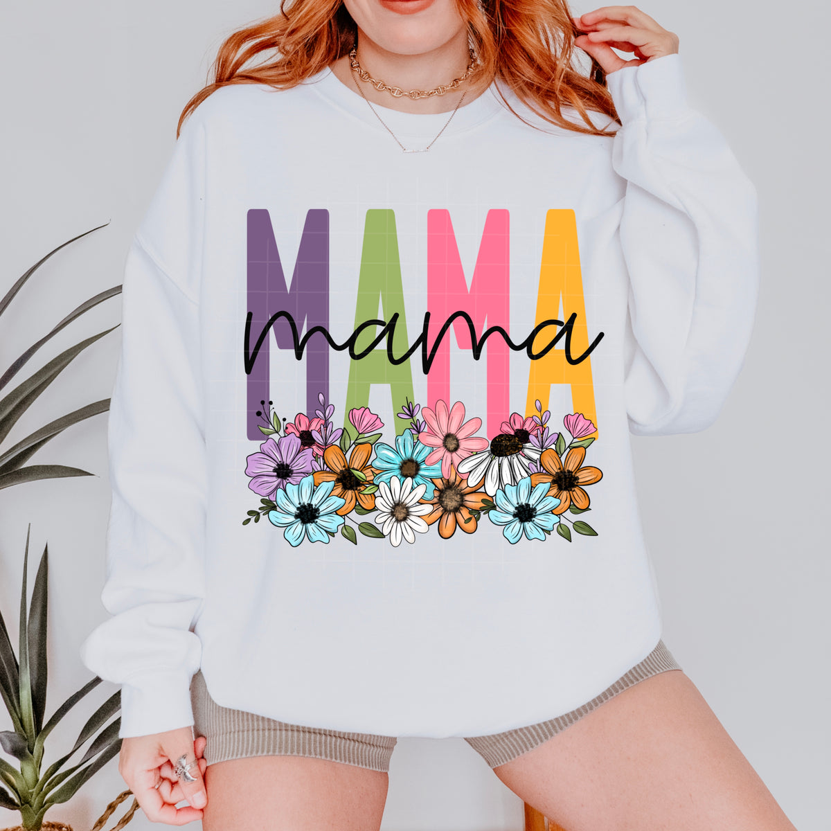 Spring floral Mama (SDD) DTF Transfer