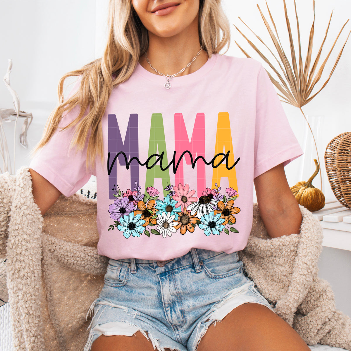 Spring floral Mama (SDD) DTF Transfer