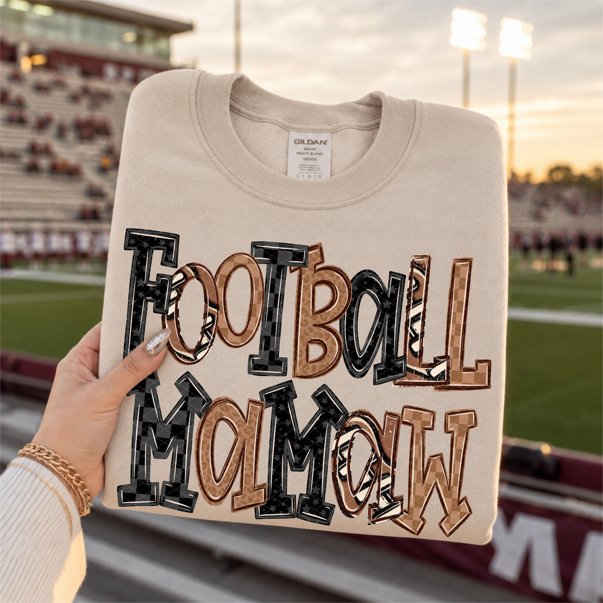 Football mamaw doodle (SDD) DTF Transfer