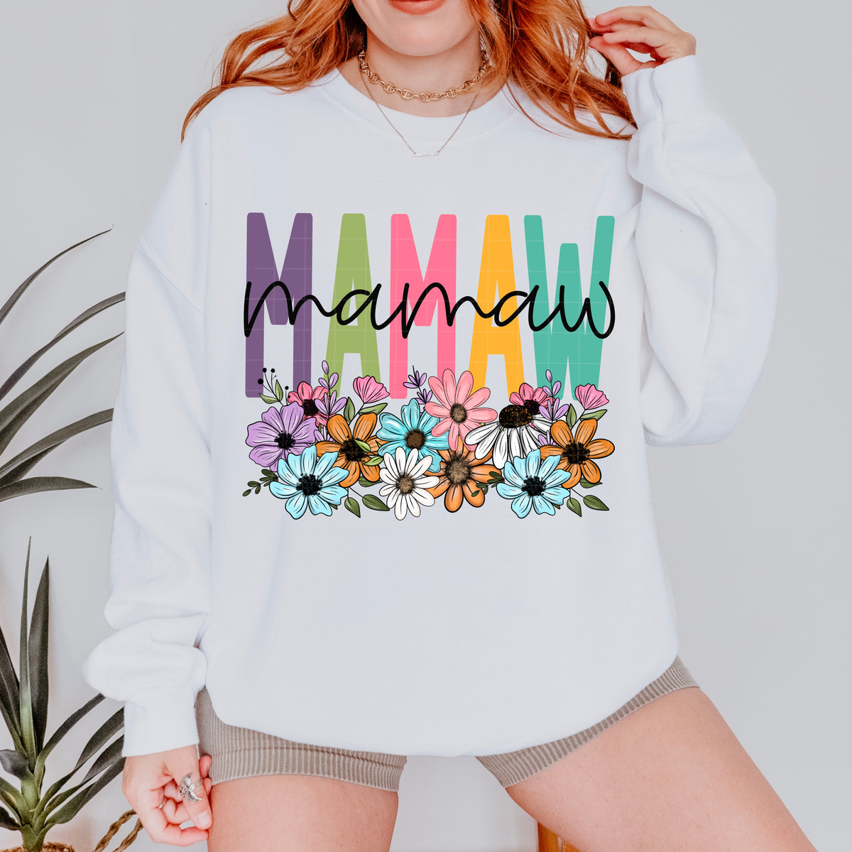 Mamaw spring floral (SDD) DTF Transfer