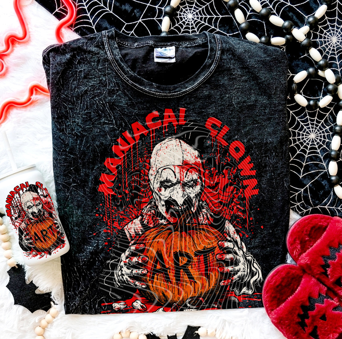 Maniacal clown (Gravitees) DTF Transfer