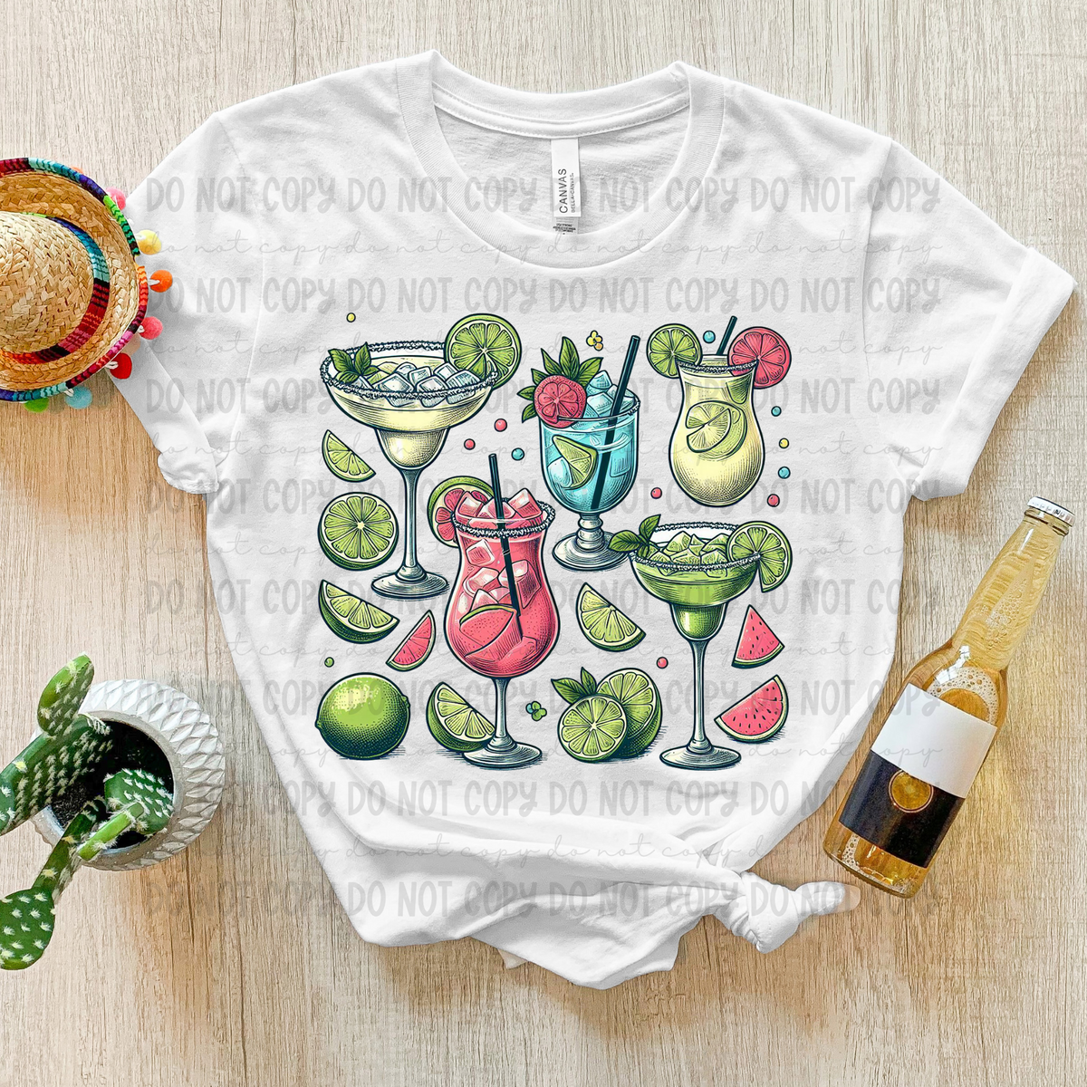 Margarita Collage (Revel) DTF transfer