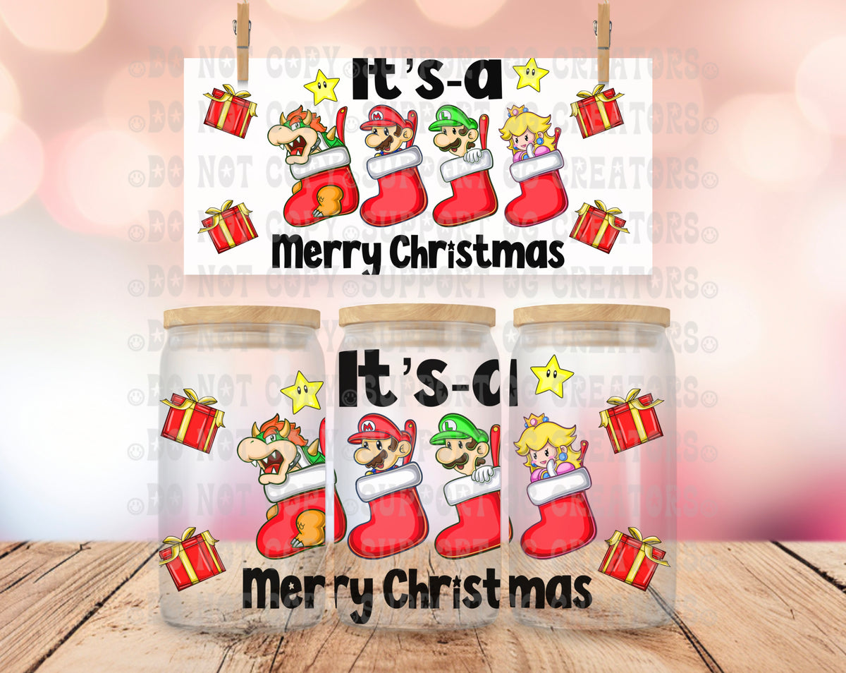 It's a M bro Christmas (RRD) UV DTF WRAP