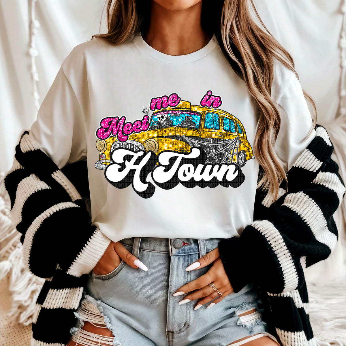 Meet Me In H Town 104231 DTF transfer