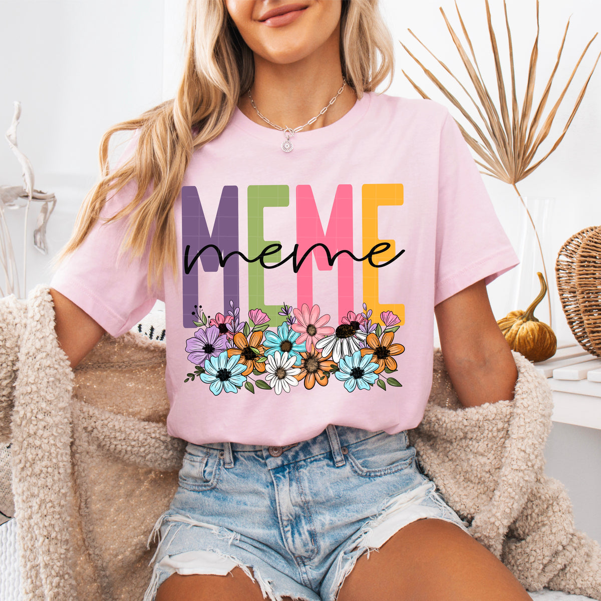 Meme spring floral (SDD) DTF Transfer