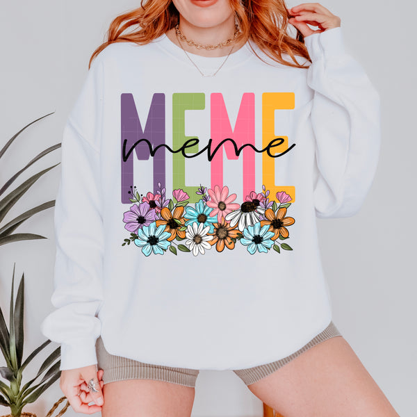 Meme spring floral (SDD) DTF Transfer
