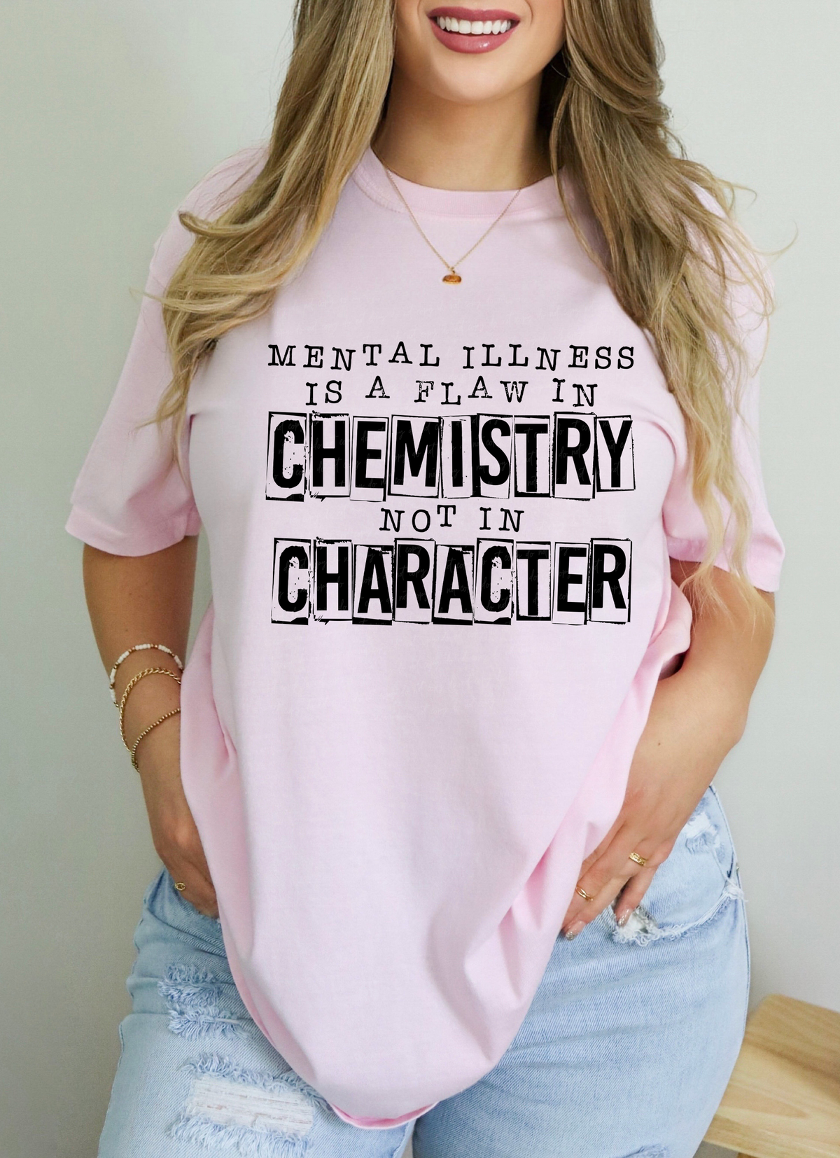 Mental Illness Is A Flaw In Chemistry Not A Character 115272 DTF Transfer