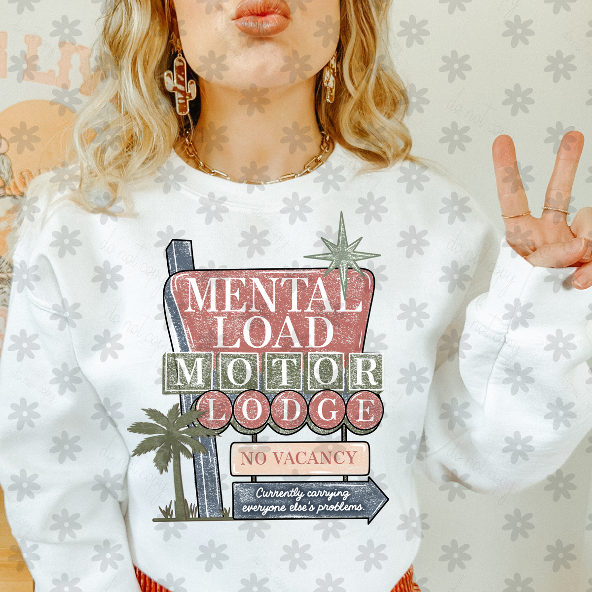 Mental load motor lodge (Dyed) DTF Transfer