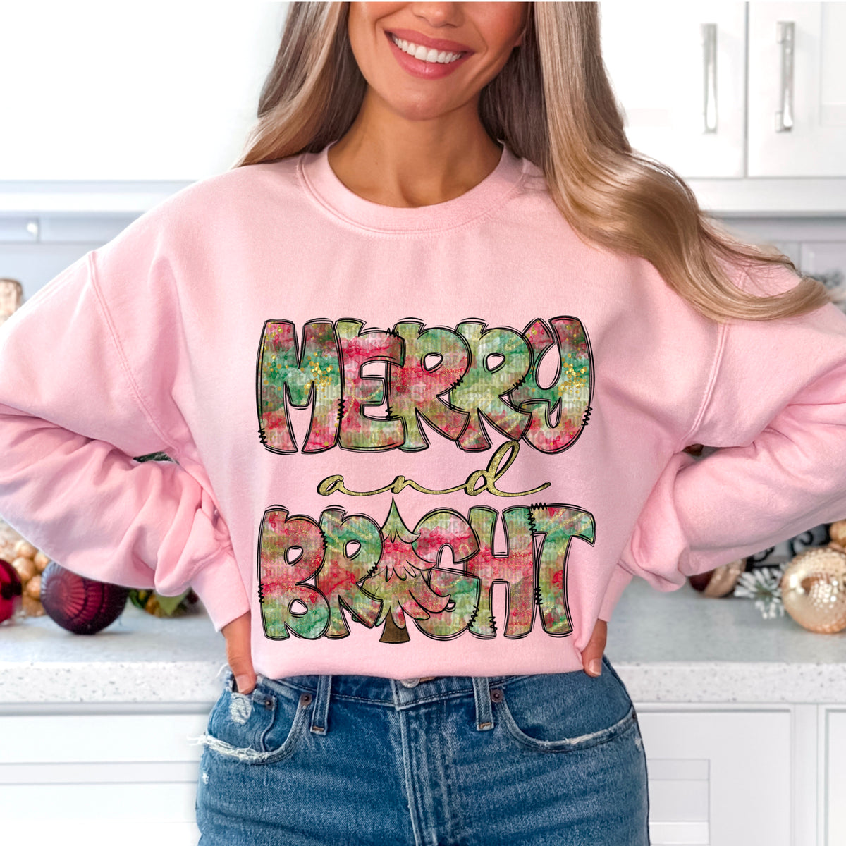 Merry & Bright (SDD) DTF transfer