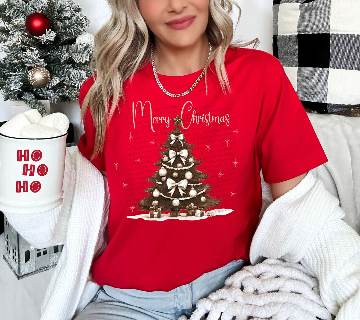 Merry Christmas 59196 DTF transfer