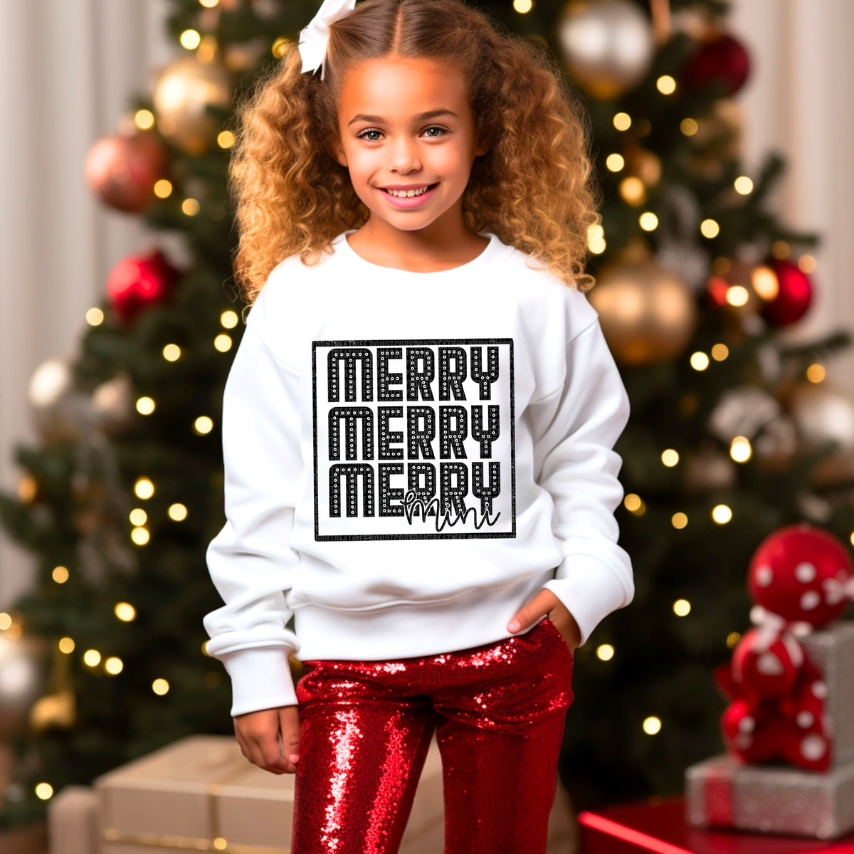 Merry Mini Black 104173 DTF transfer