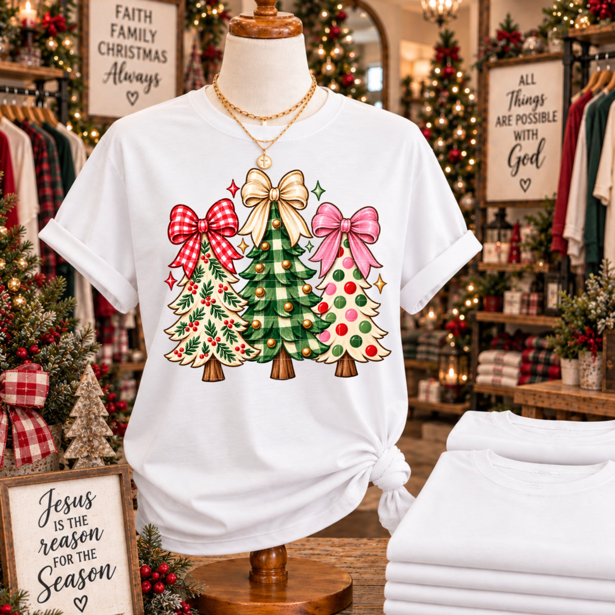 Merry little trees (SDD) DTF Transfer