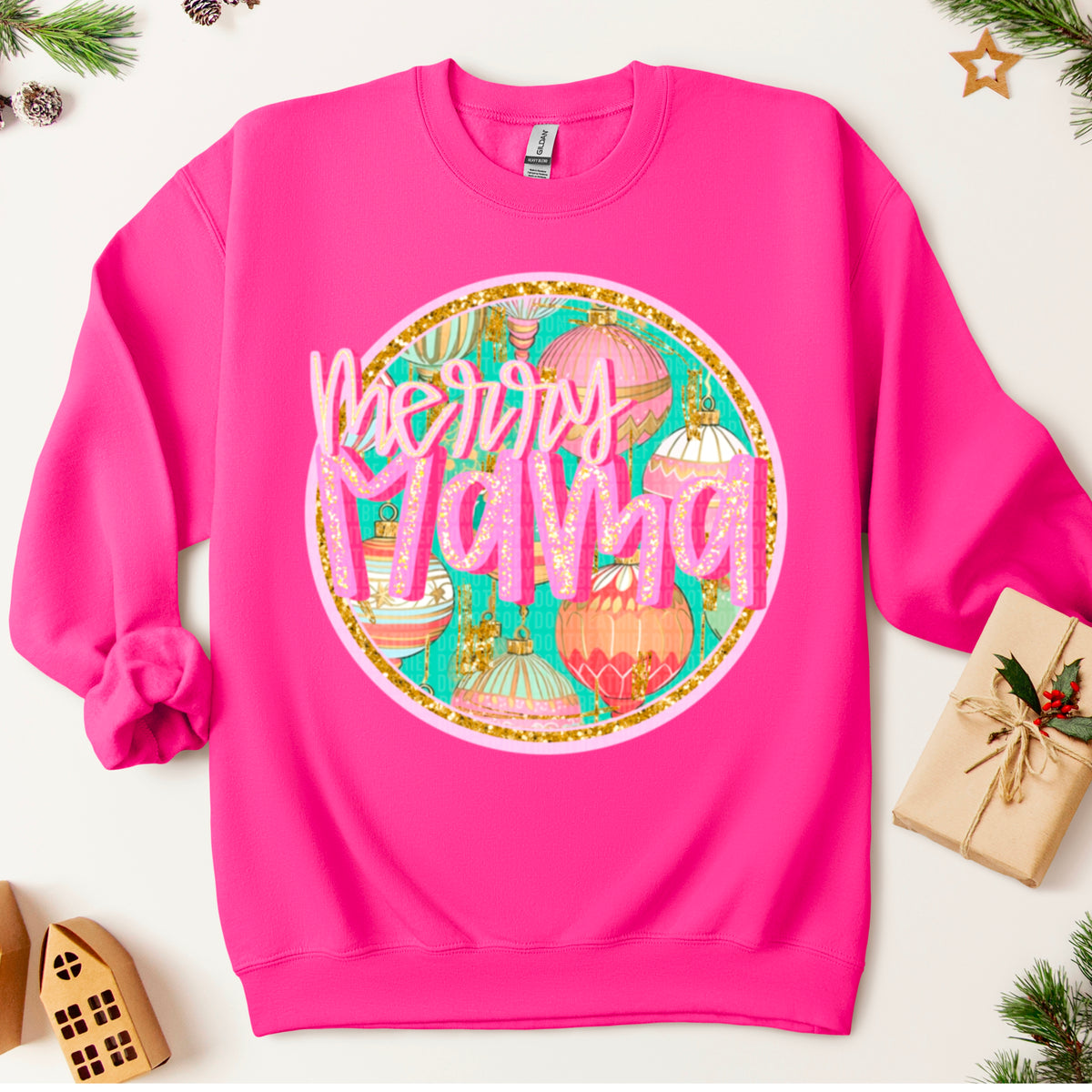 merry mama circle 117270 DTF transfer