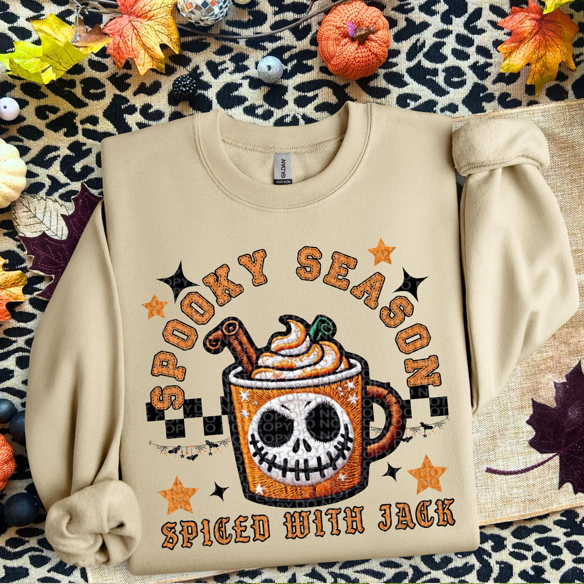 Spooky season spiced with Jack DTF transfer