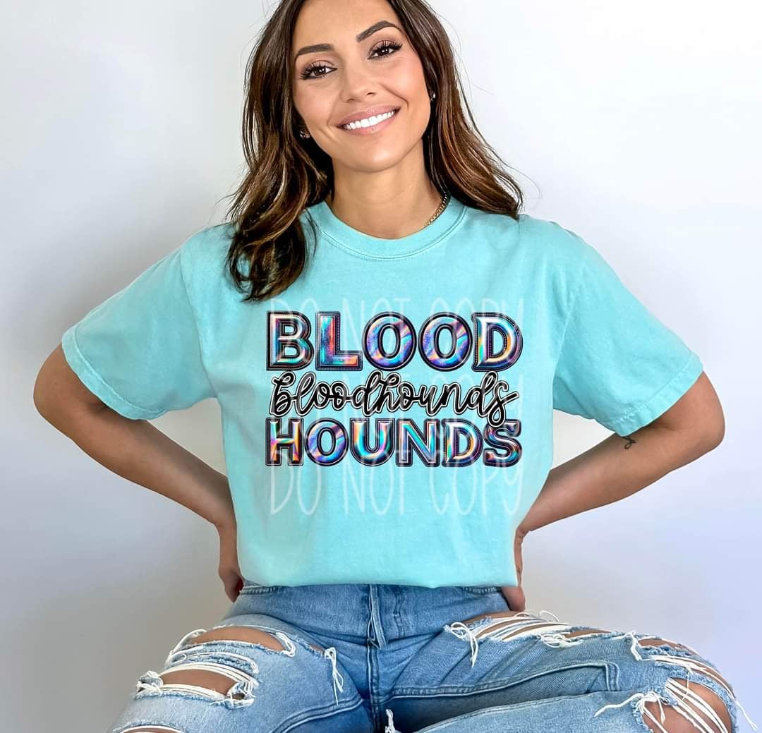 Bloodhounds holographic 44106 DTF TRANSFER