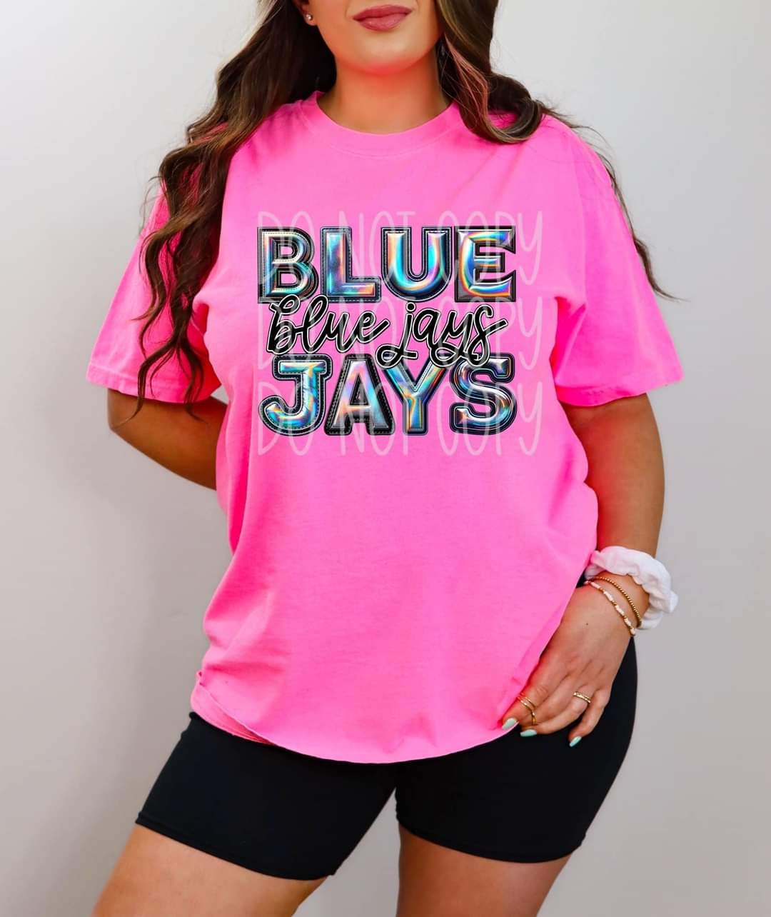 Blue jays holographic 44123 DTF TRANSFER
