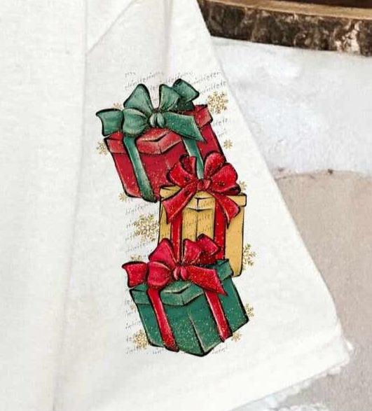 Christmas presents sleeve (CSTAGE) 44905 DTF transfer