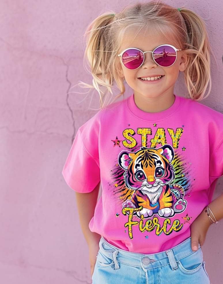 Stay fierce tiger LF (CSTAGE) 44779 DTF transfer