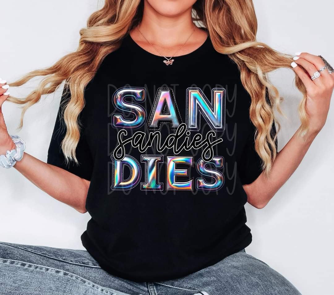 Sandies holographic 44101 DTF TRANSFER
