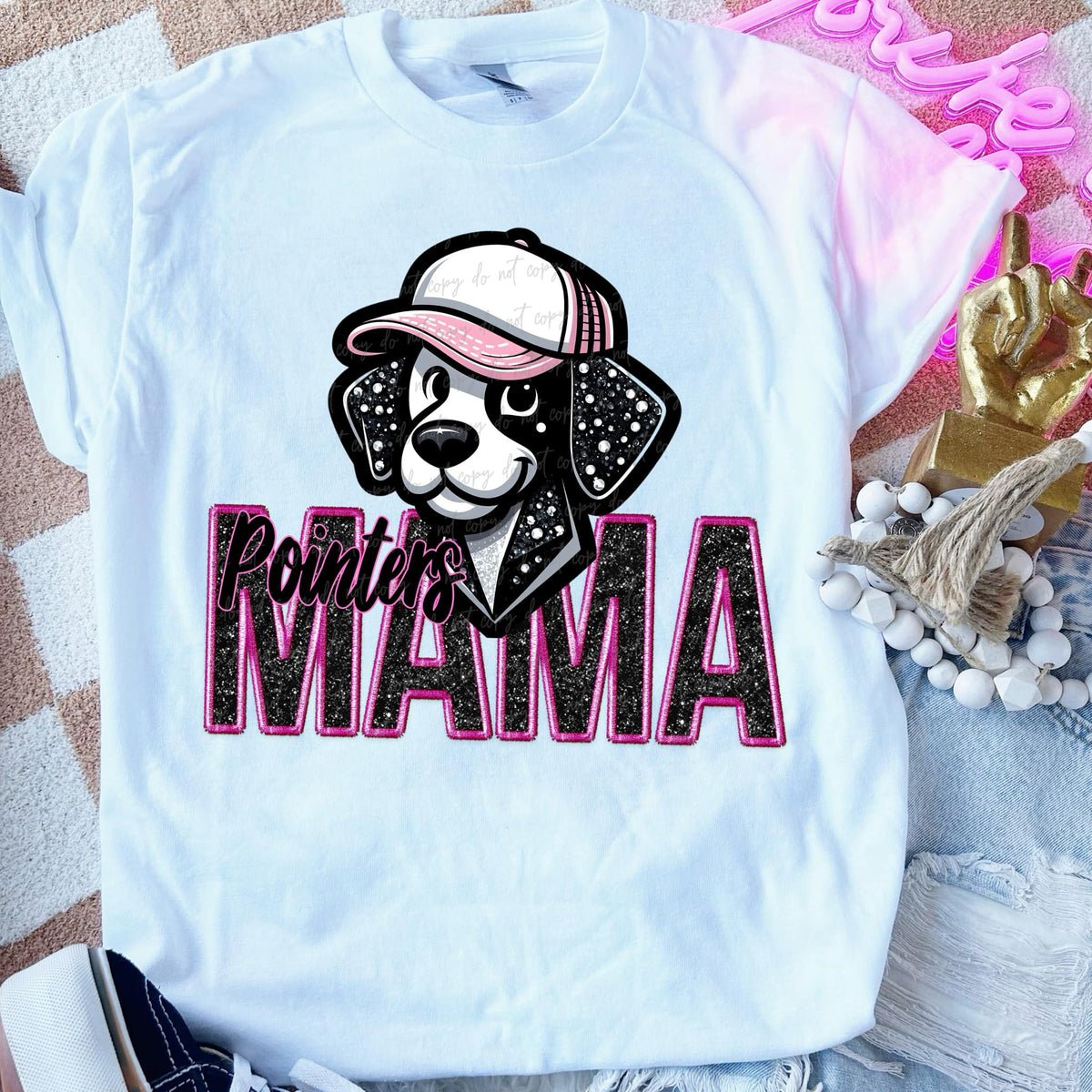 Pointers mama PINK DTF transfers